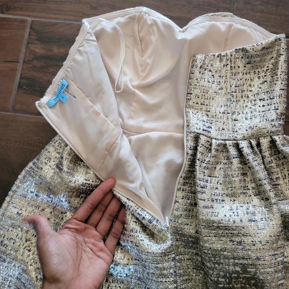 Mini Strapless Dress - Picture 3 of 3